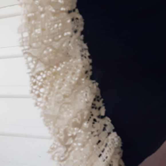 Broken Ghost boho mix media top sz xs - Picture 5 of 11